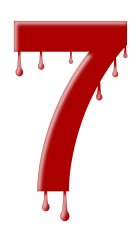number dripping 7