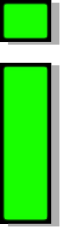 lowercase I green