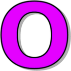 SIGNS SYMBOL / ALPHABETS NUMBERS / OUTLINED ALPHABET / PURPLE CAPITOL ...