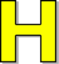 capitol H yellow