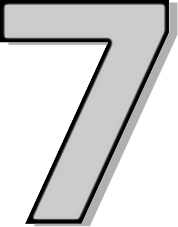 number 7 grey