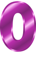 SIGNS SYMBOL / ALPHABETS NUMBERS / PURPLE METAL @ WPClipart