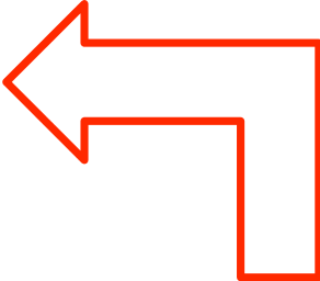 L shaped arrow red left