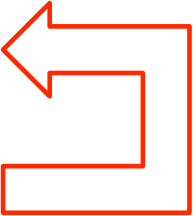 U-shaped arrow left