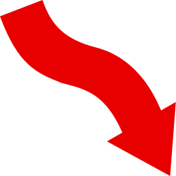 arrow wavy down right red