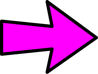 arrow outline pink right
