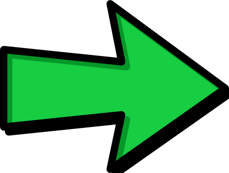 arrow outline green right