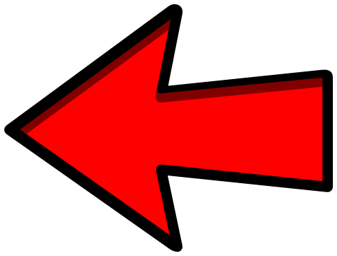 arrow outline red left - /signs_symbol/arrows/arrows ...