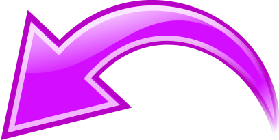 arrow curved purple left