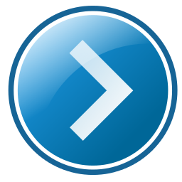 direction arrow blue right
