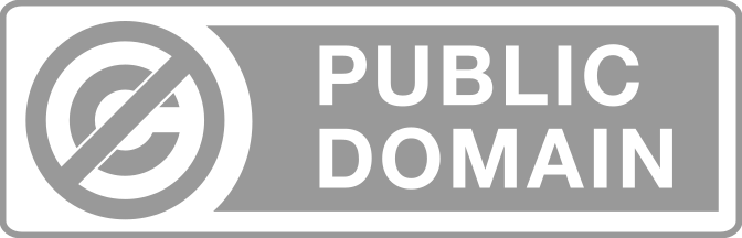 public domain logo gray