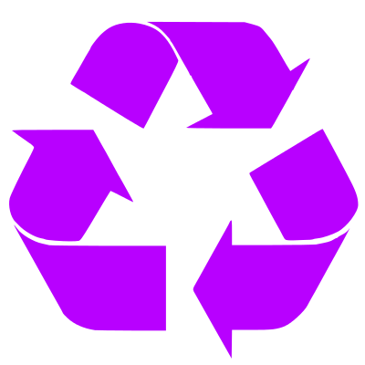 recycle purple