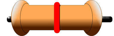 resistor w red band