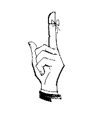 string on finger