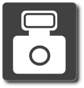 camera icon BW