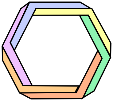 Penrose hexagon