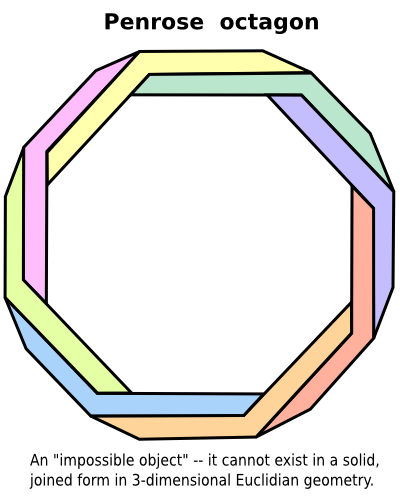 Penrose octagon label