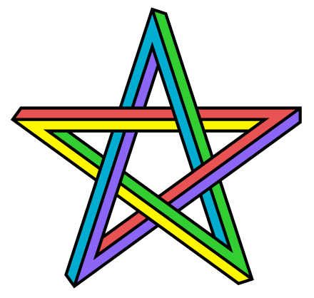 Penrose pentagram