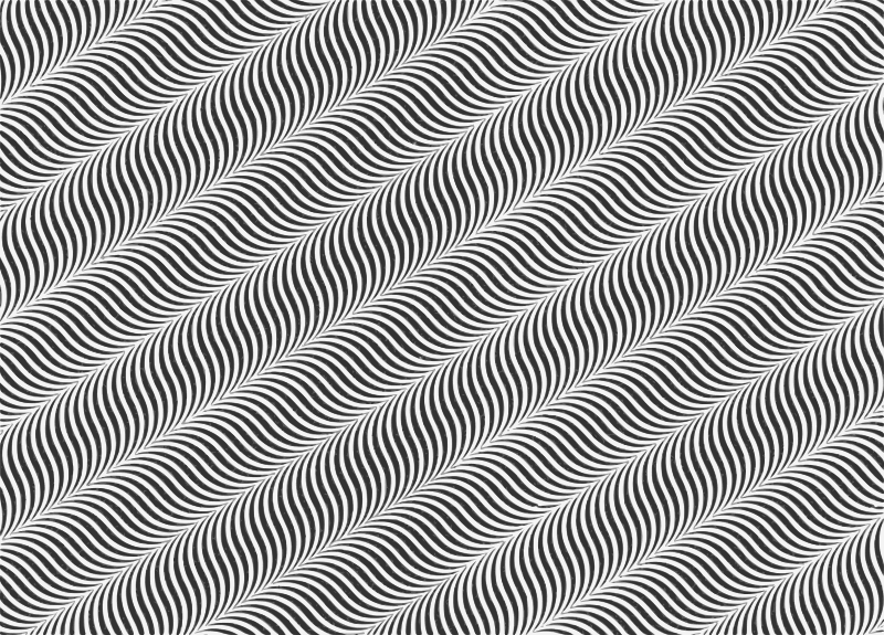 wavy lines optical illusion