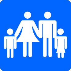 family icon blue