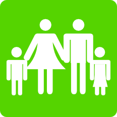 family icon green