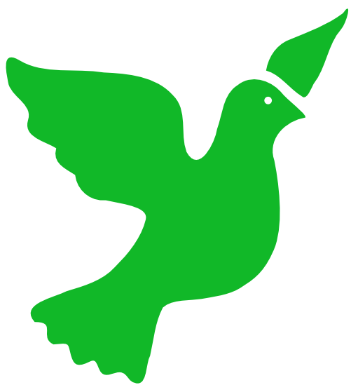 peace dove green