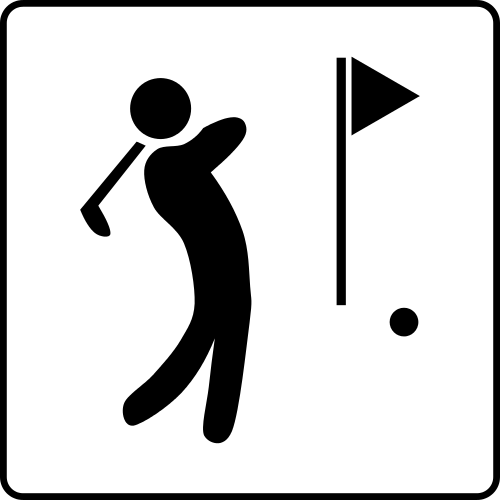 golf sign