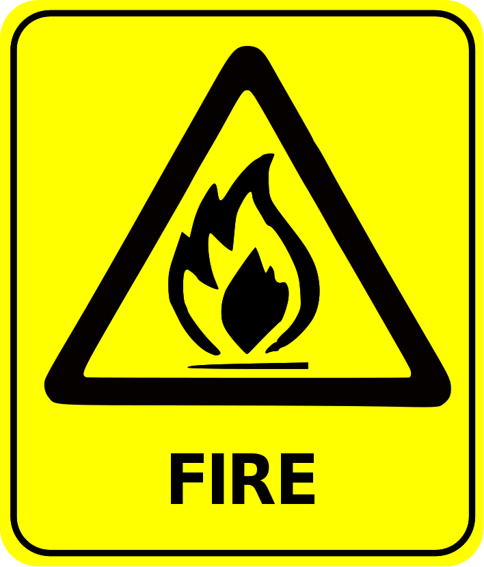 Safety Sign Fire