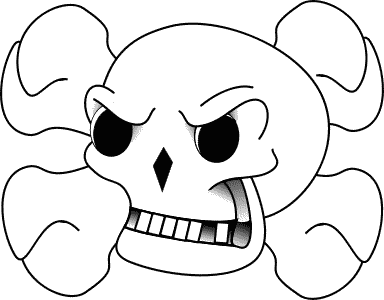 skull and bones attitude