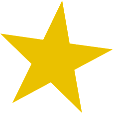 basic 5 point star gold