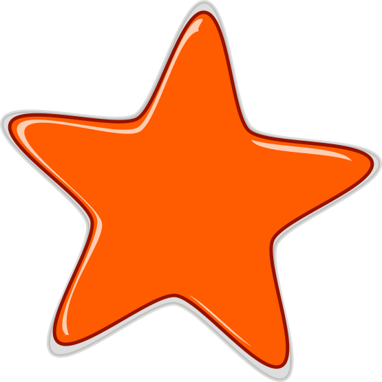 star glossy orange