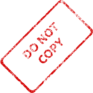 stamp do not copy