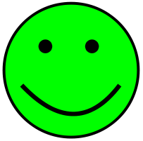 smiley mood happy green