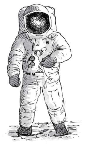 astronaut in suit