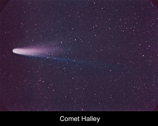 comet Haley w label