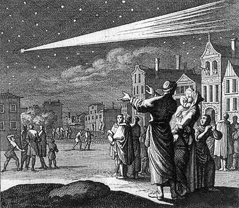 1690 comet by Weigel