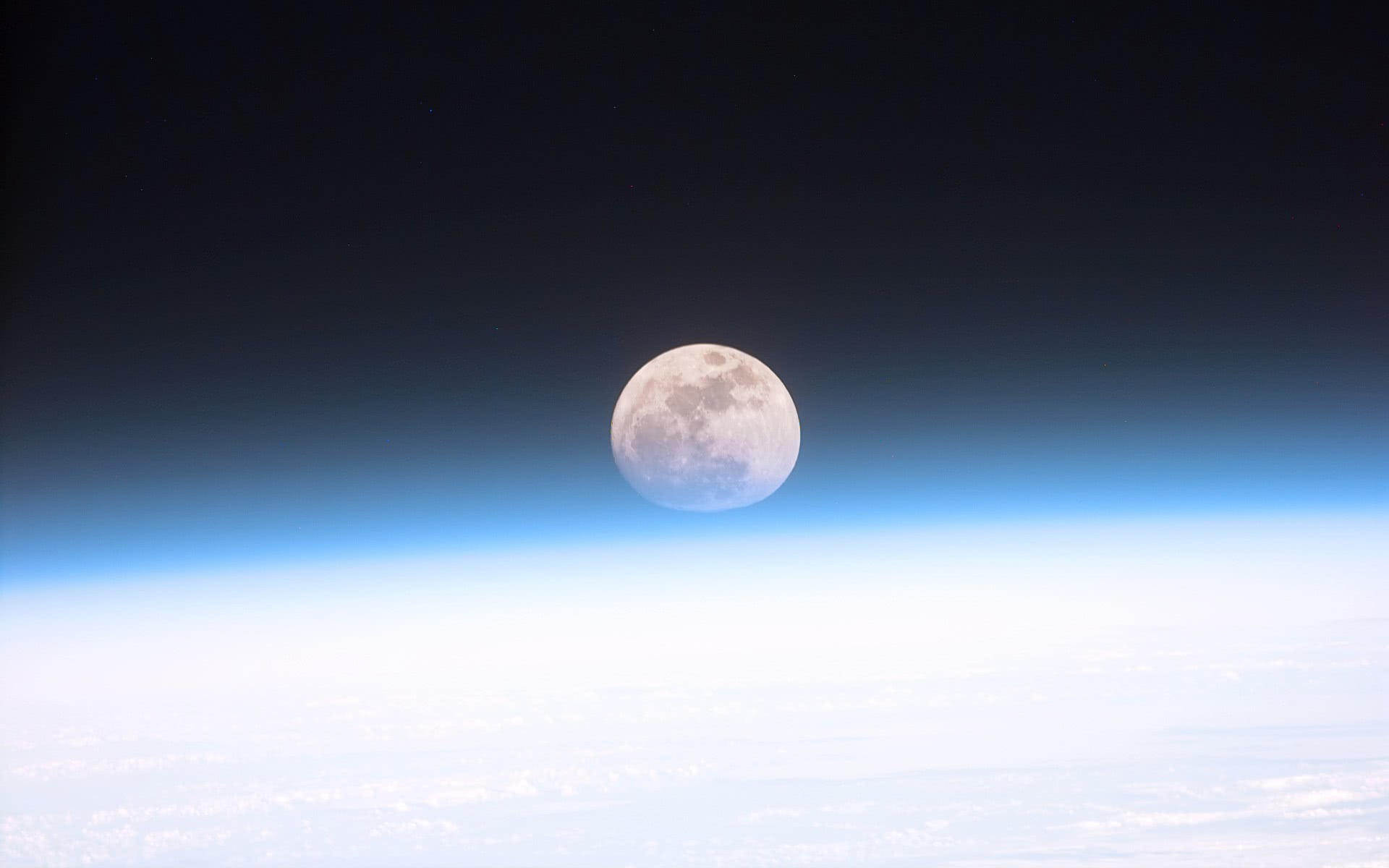 moonrise from orbit wallpaper