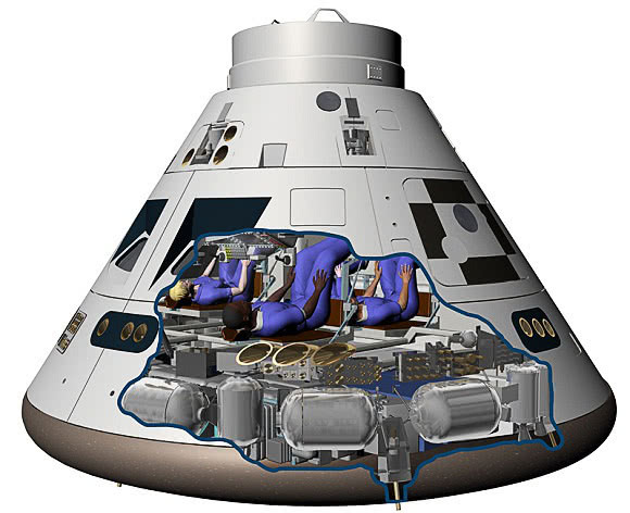 Download Spacex Crew Dragon Interior Diagram PNG