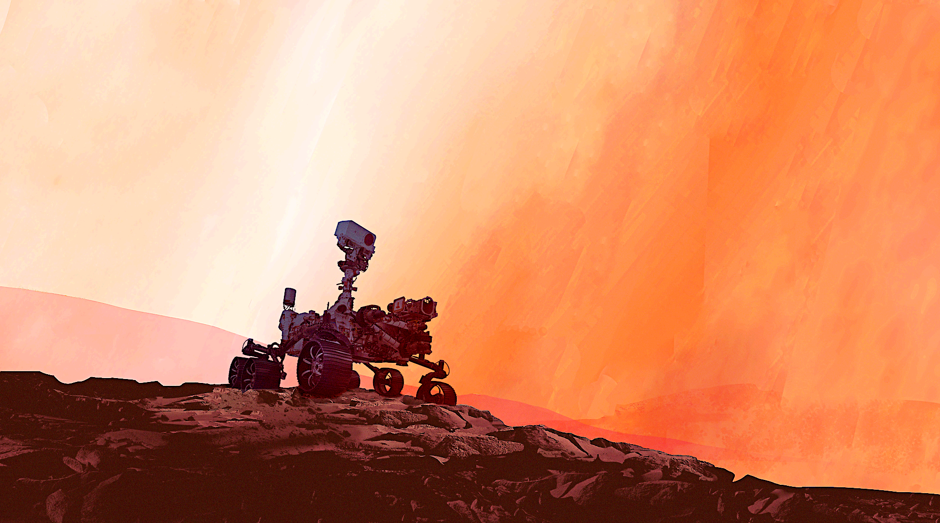 2020 Mars Rover red wallpaper