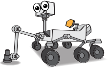 Perseverance Mars rover clipart