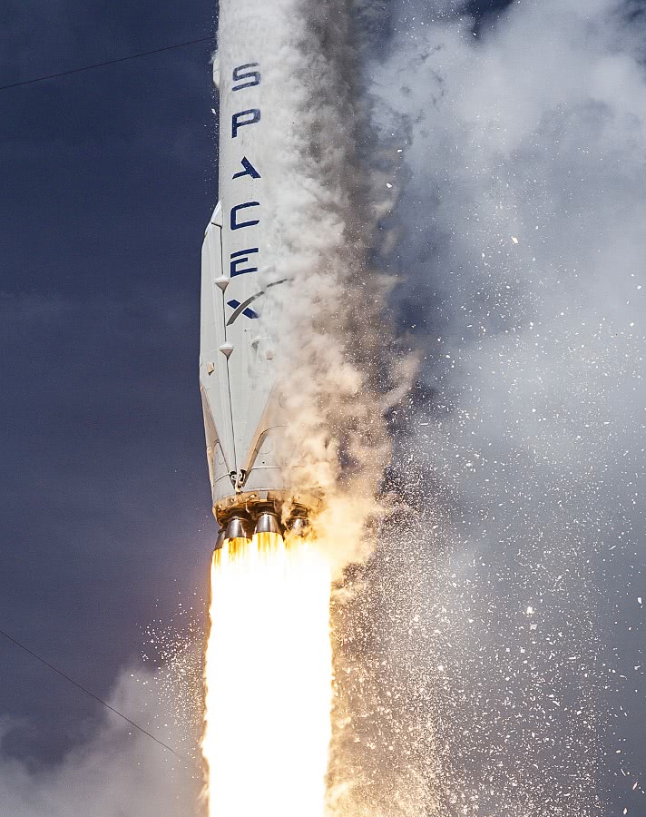 Falcon 9 rocket launched the ORBCOMM