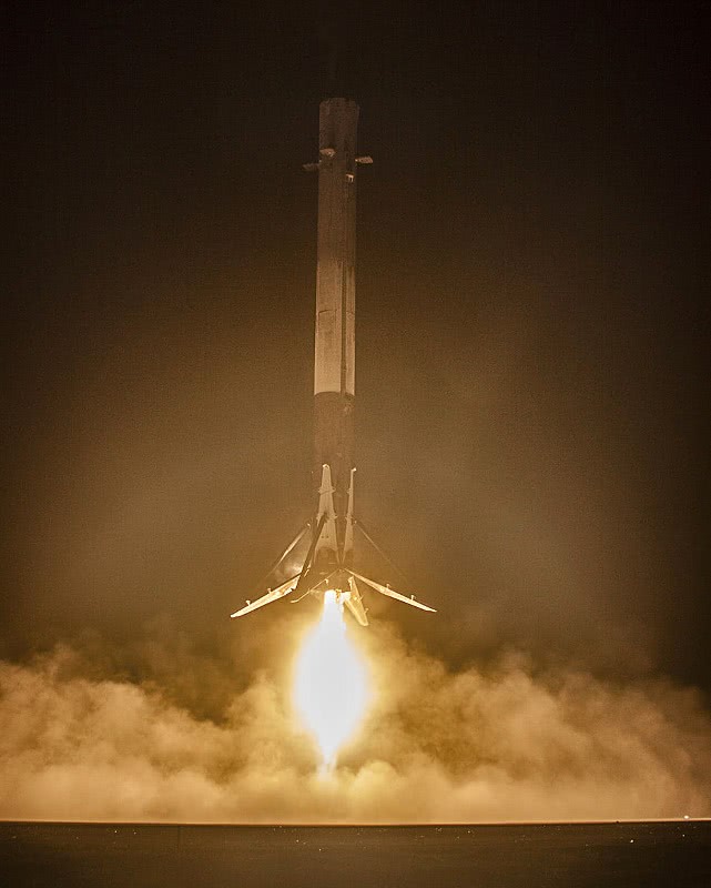 SpaceX first stage landing