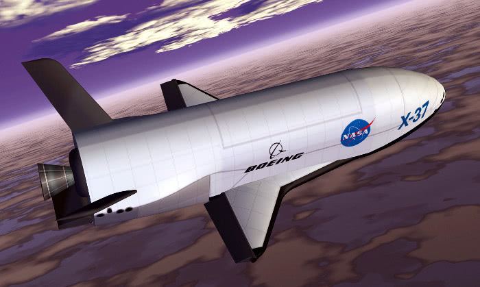 X-37 spacecraft unmanned