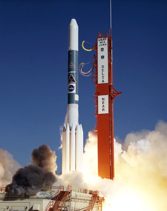 Launch of NEAR on a Delta II 1996