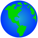 earth globe Americas