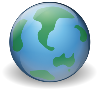 earth globe shadow