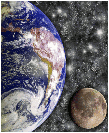 earth and moon USGS