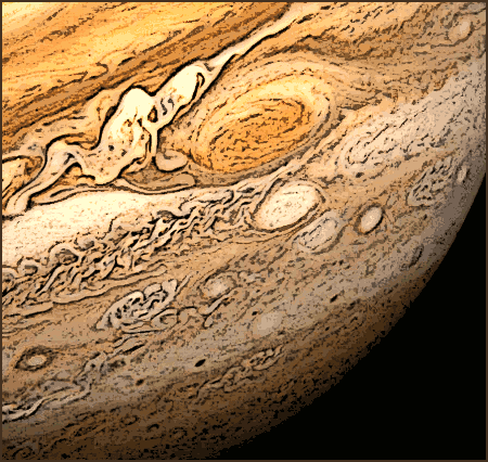 Great Red Spot From Voyager