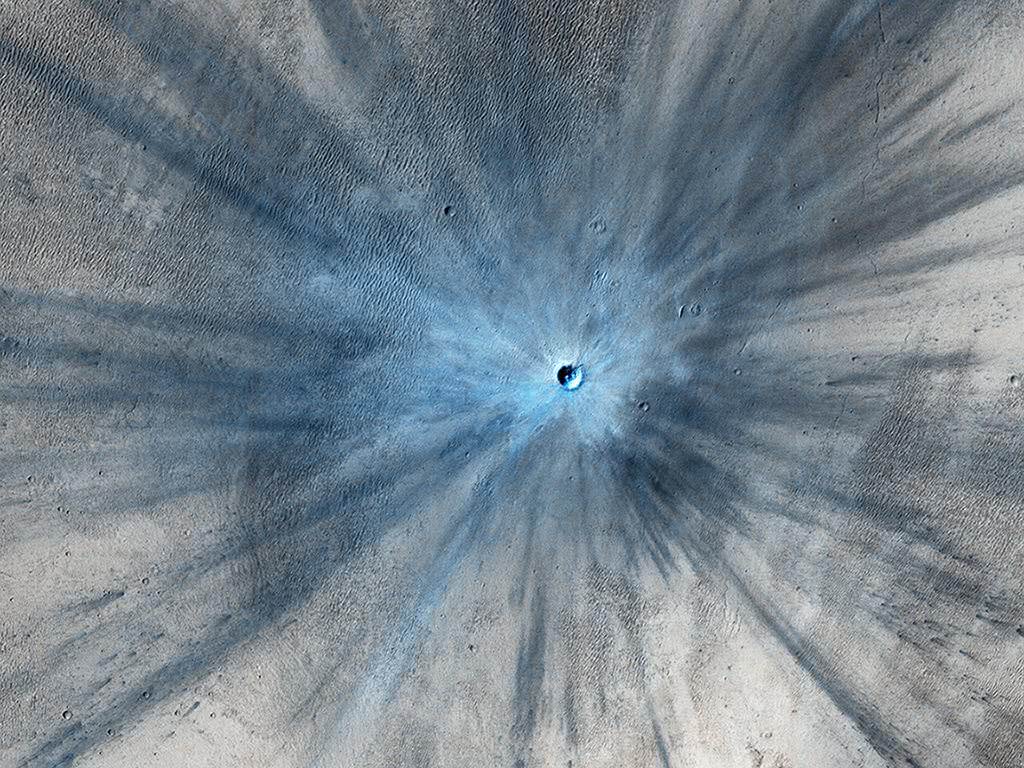 Mars new impact crater