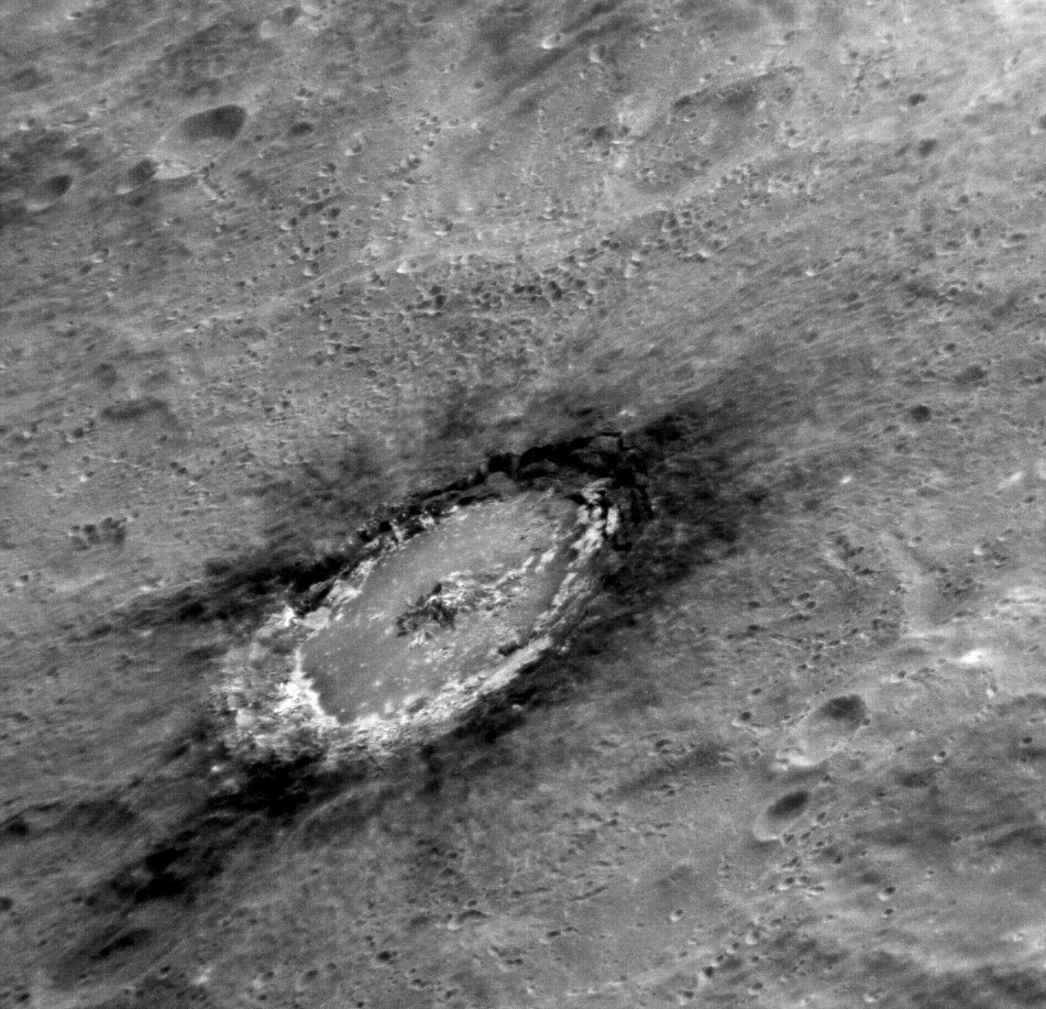 Basho crater Mercury